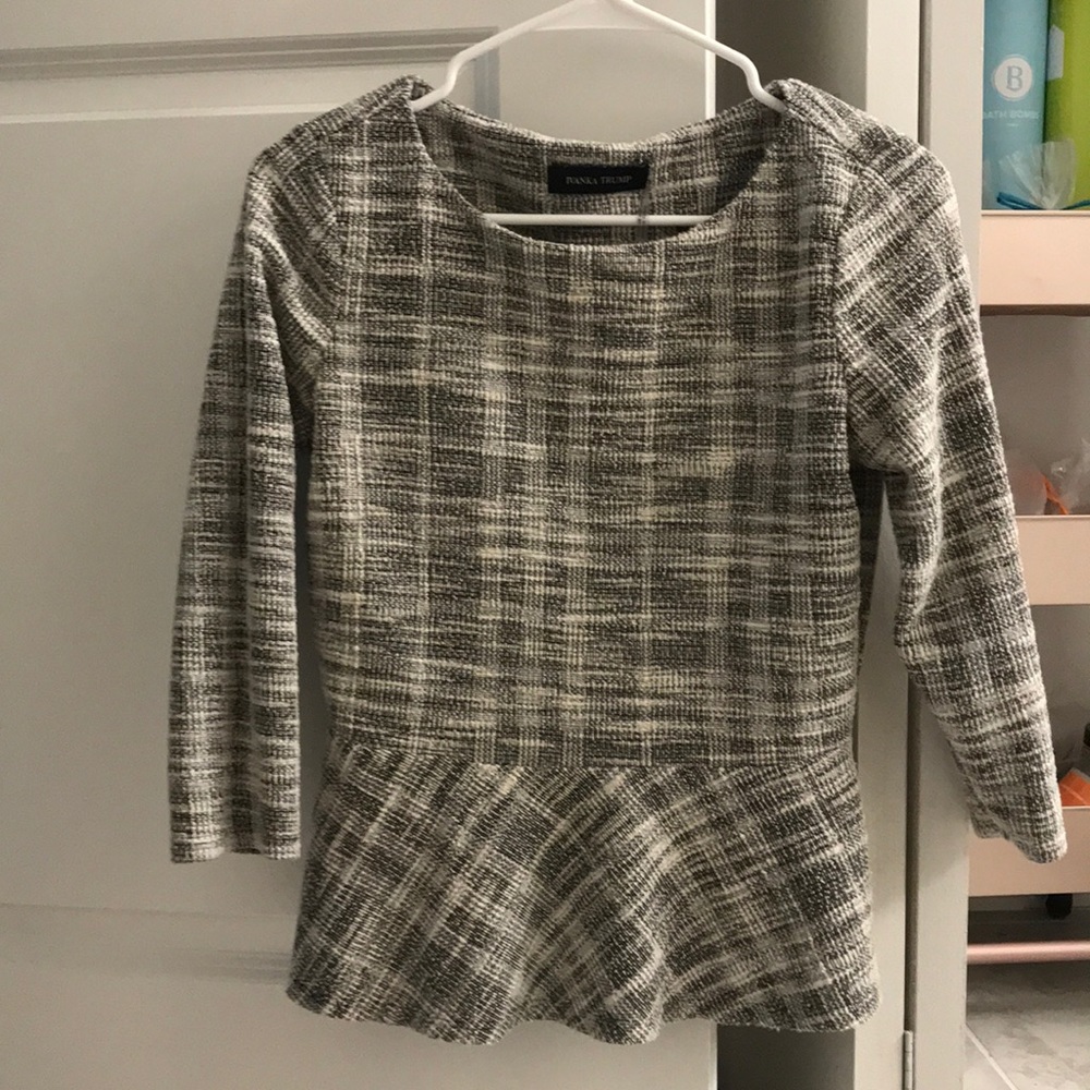 Ivanka Trump Peplum Top
